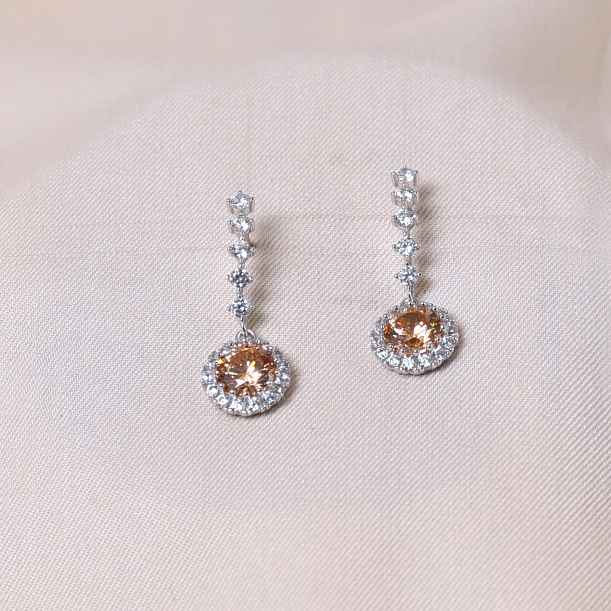 Reena Earrings - Champagne