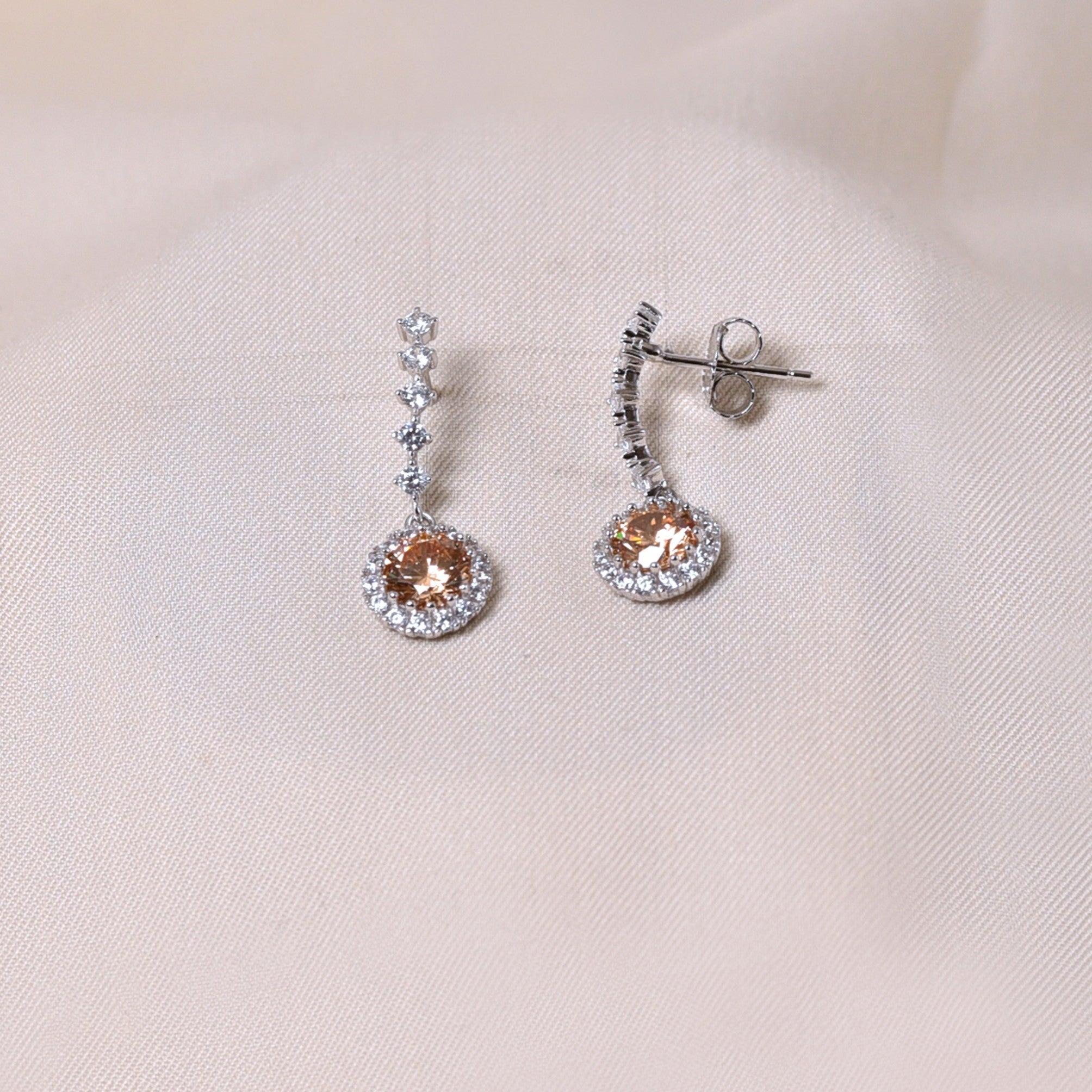 Reena Earrings - Champagne