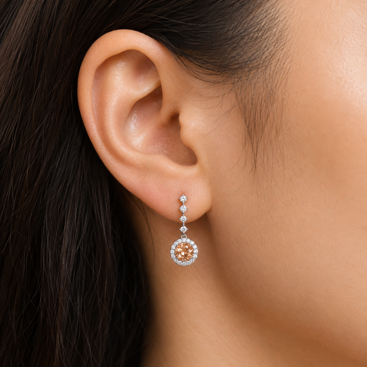 Reena Earrings - Champagne