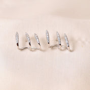 Side Twist Cuff Earrings