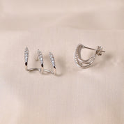 Side Twist Cuff Earrings
