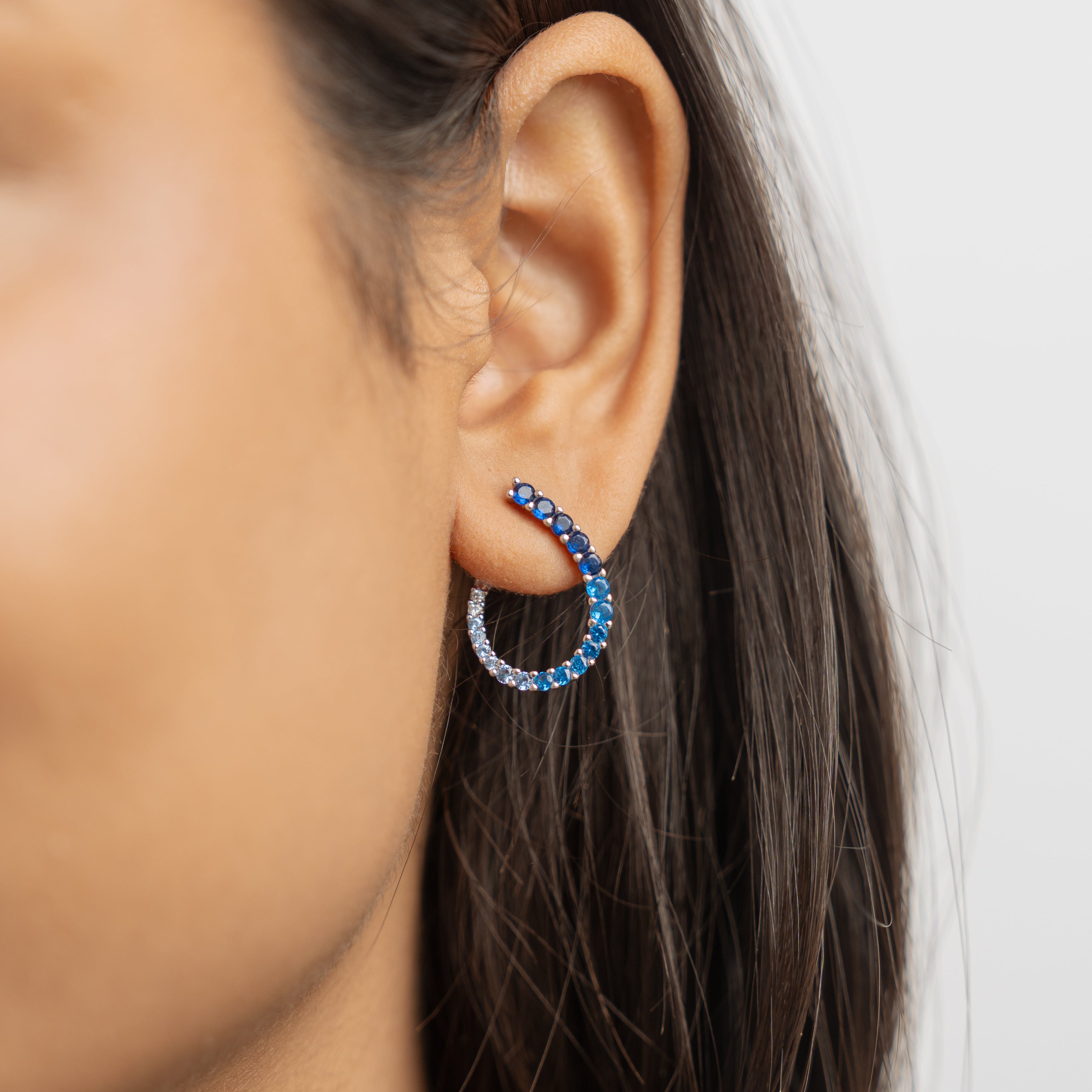 Gradient Earrings - Blue