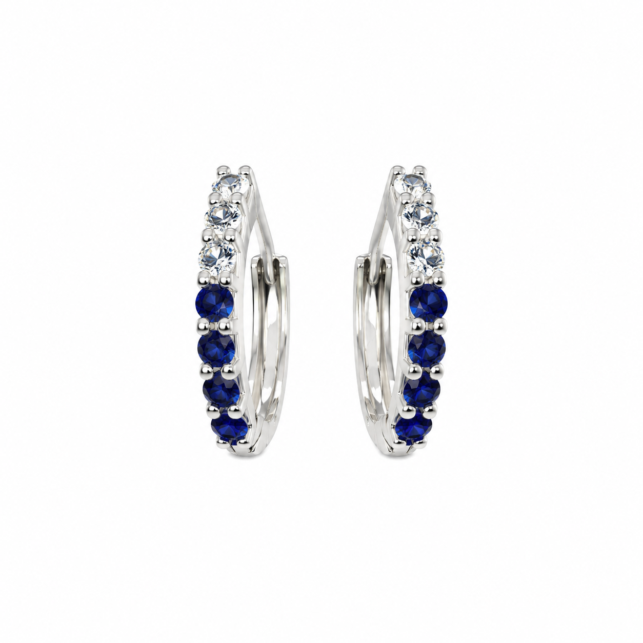 Tine Diamond Earring - Blue