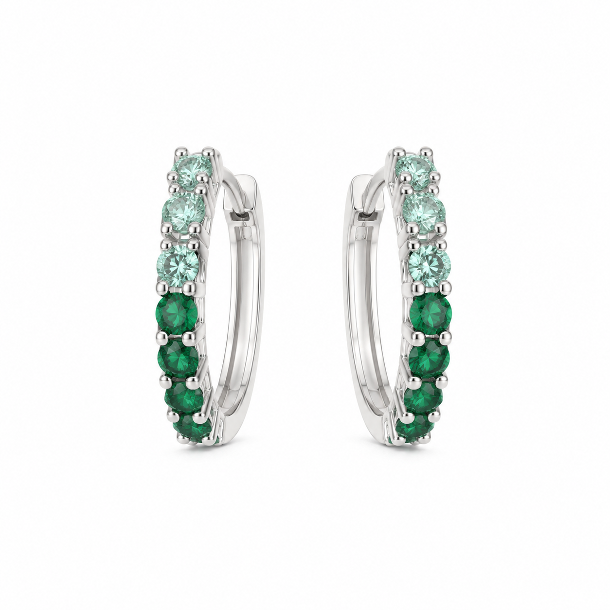 Tine Diamond Earring - Green