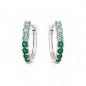 Tine Diamond Earring - Green