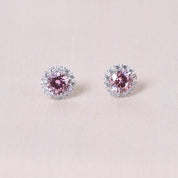 Zinnia Studs - Light Pink