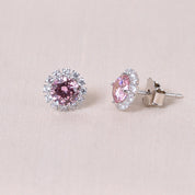 Zinnia Studs - Light Pink