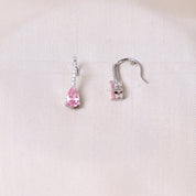 Drop Hook Earrings - Light Pink