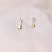 Drop Hook Earrings - Yellow