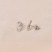 Silver Infinity Earrings