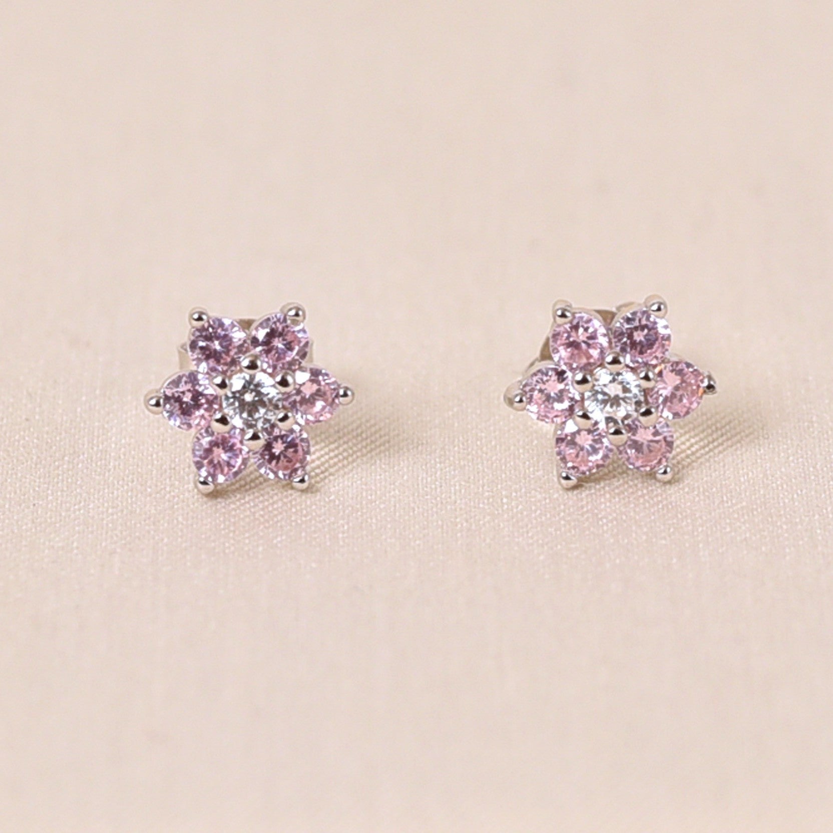 Aanya Studs Earring -Light Pink