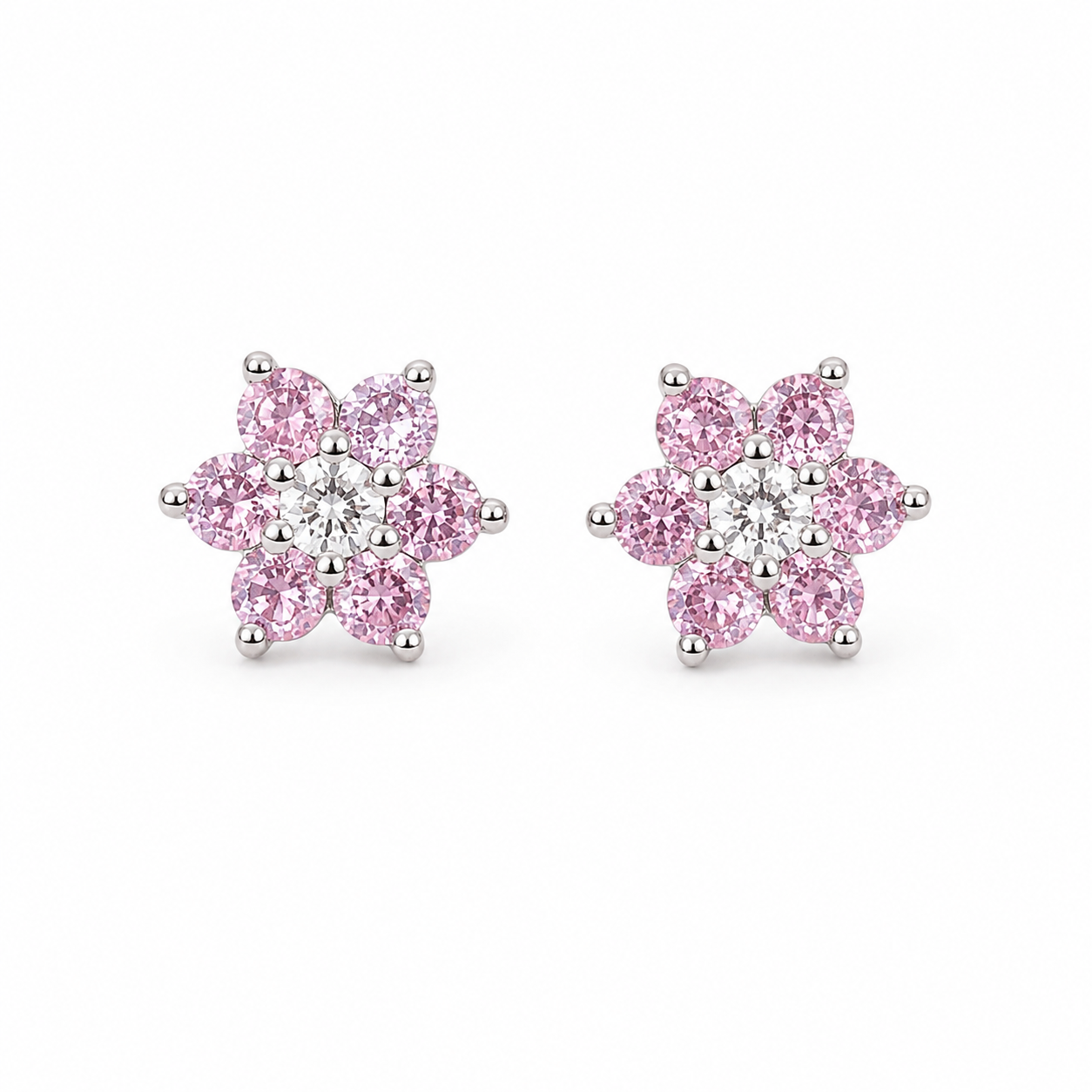 Aanya Studs Earring -Light Pink