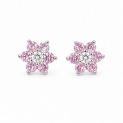 Aanya Studs Earring -Light Pink