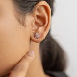 Aanya Studs Earring -Light Pink