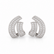 Diamond Curve Earring