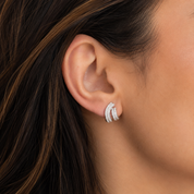 Diamond Curve Earring