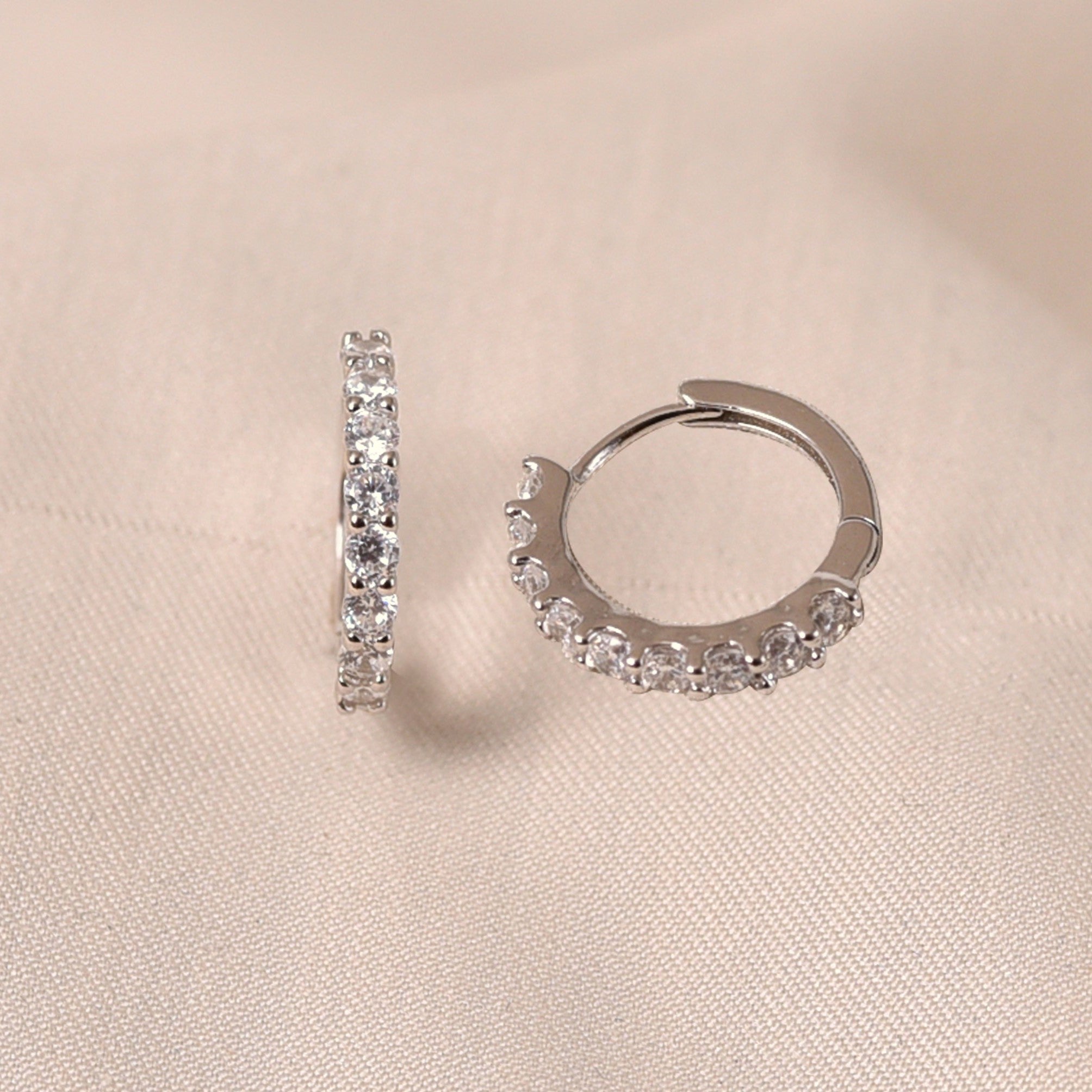 Pritha Hoops Diamond Earring