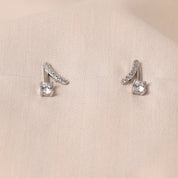 V Diamond Earrings