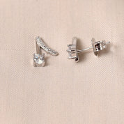 V Diamond Earrings