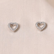 Heart Diamond Earrings