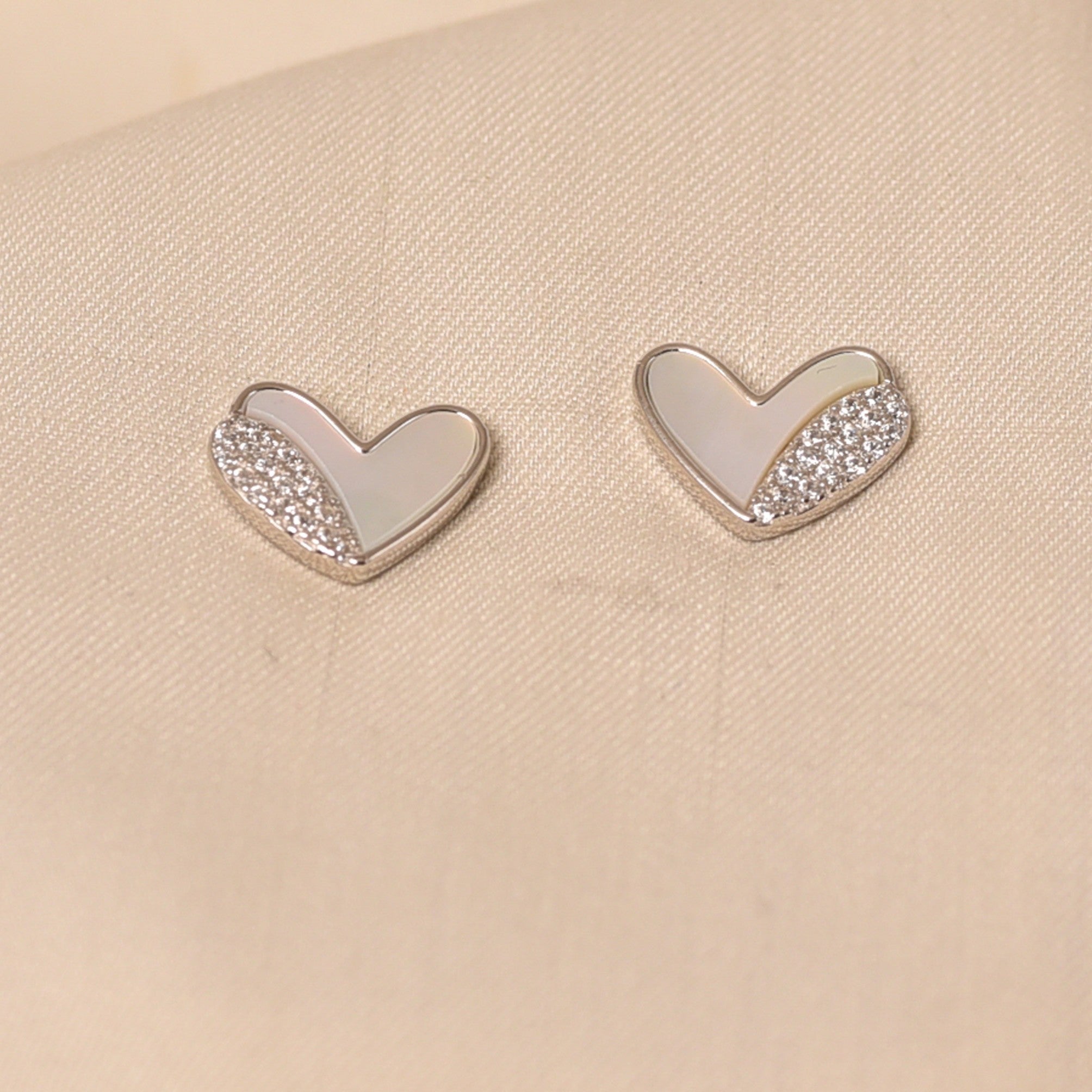 Heart MOP Earrings