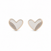 Heart MOP Earrings