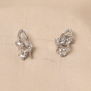 Half Butterfly Silver Earrings