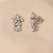 Flower Dot Drop Earrings