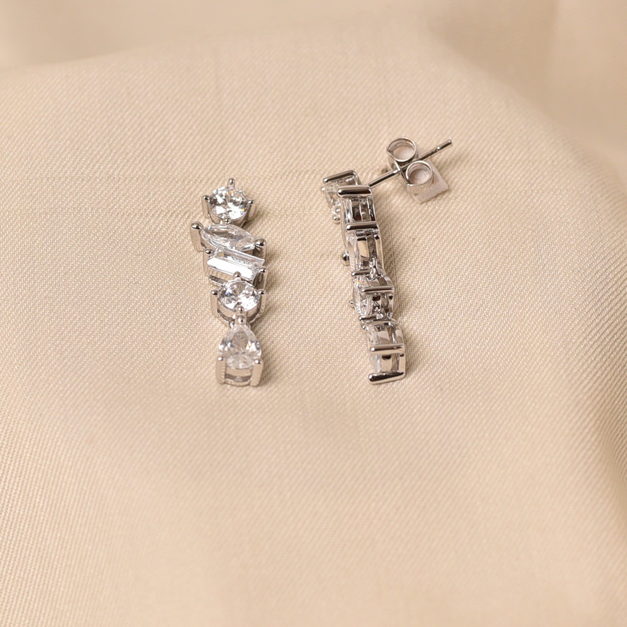 Katrina Drop Diamond Earring