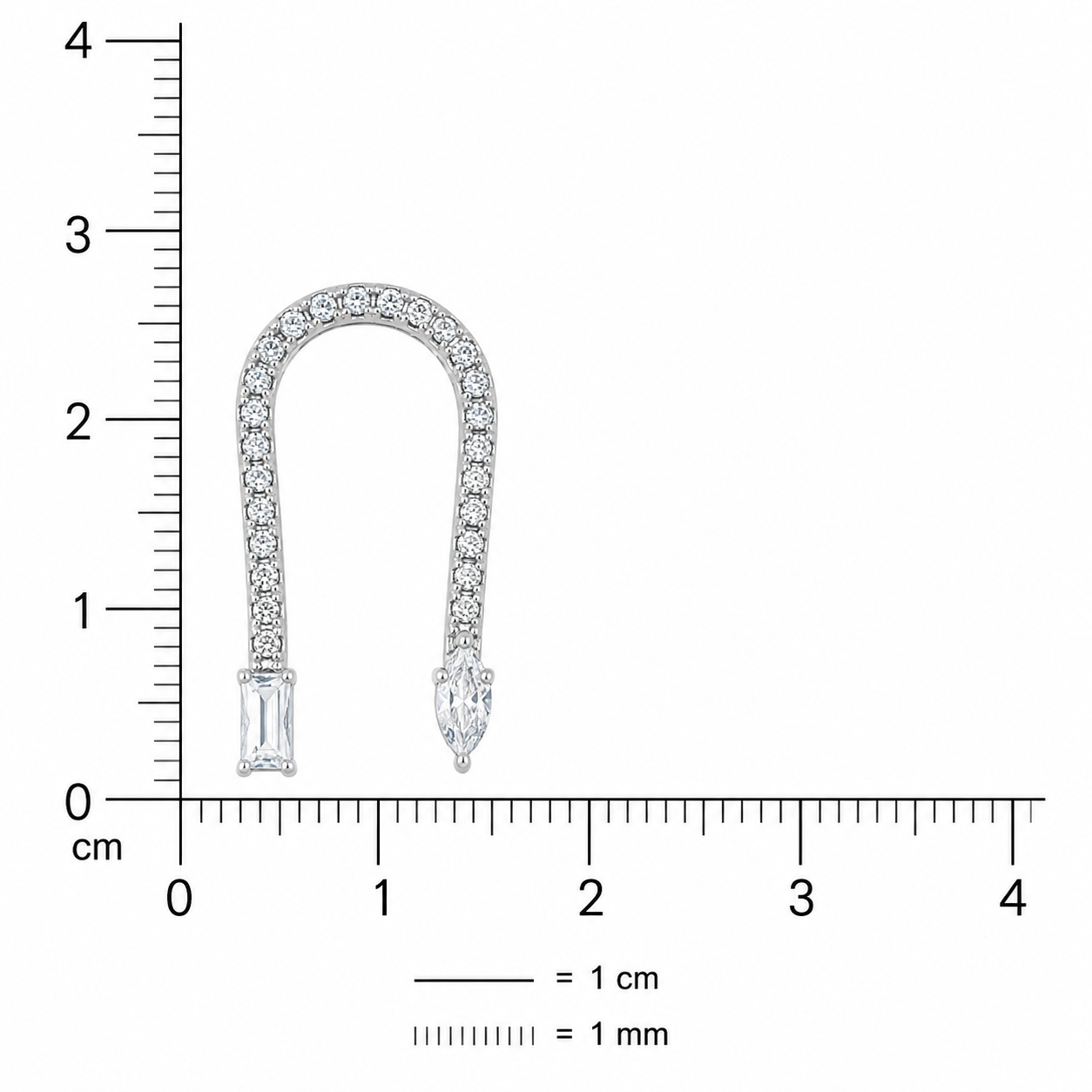 U Flexi Diamond Earrings