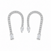U Flexi Diamond Earrings