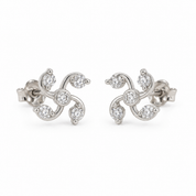 Diamond Curve Earrings