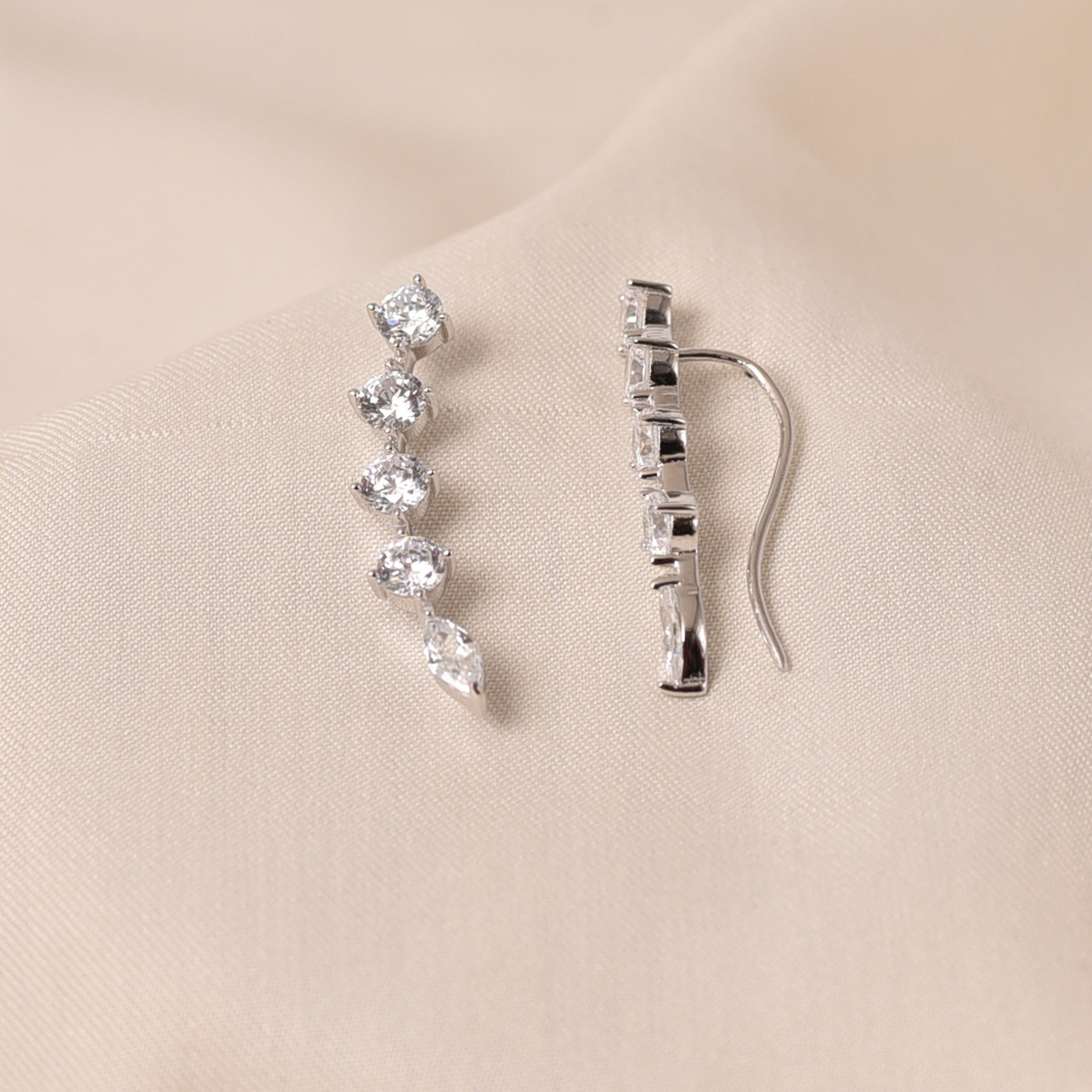Freya Cuff Diamond Earrings