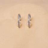 Half Open Diamond Pearls Earrings