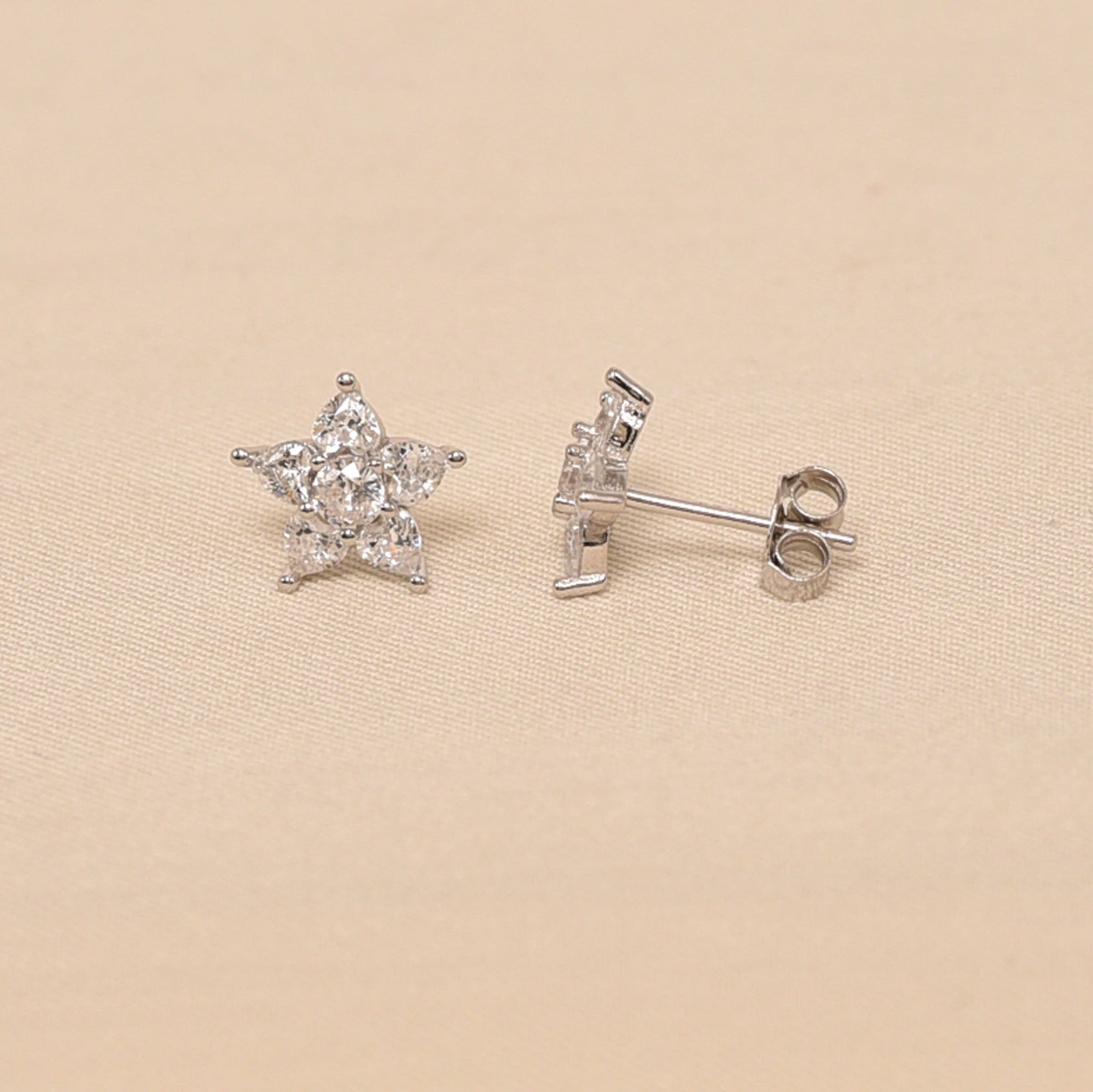 925 Sterling silver CZ Earring for women - Elyta
