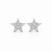 Flower Charm Studs Earring