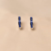 925 Sterling SIlver Blue Earrings for Women - Elyta