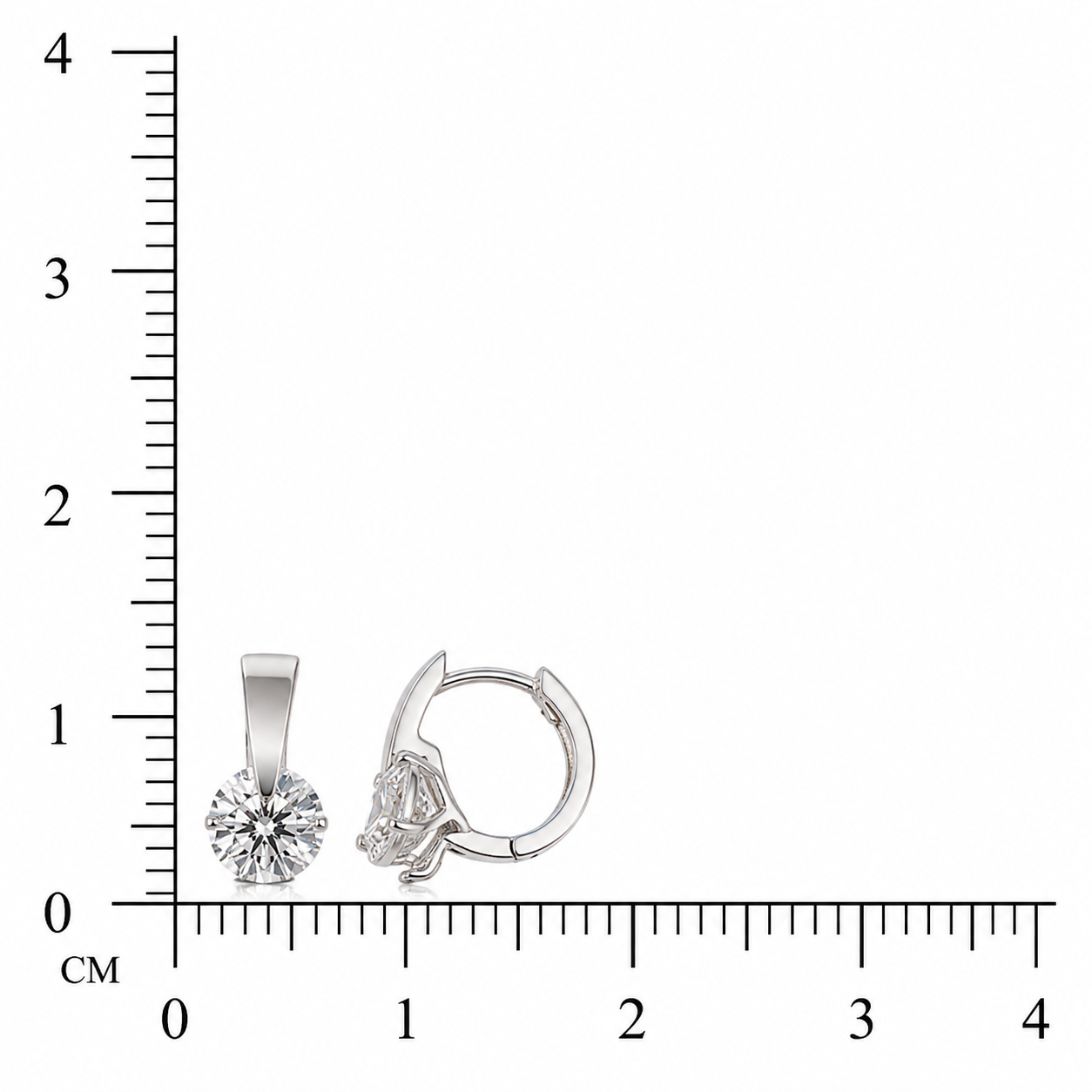 Silver Sterling Truvi Round Earring