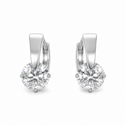 Silver Sterling Truvi Round Earring
