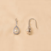 Silver Sterling Shanaya Pearls Earrings