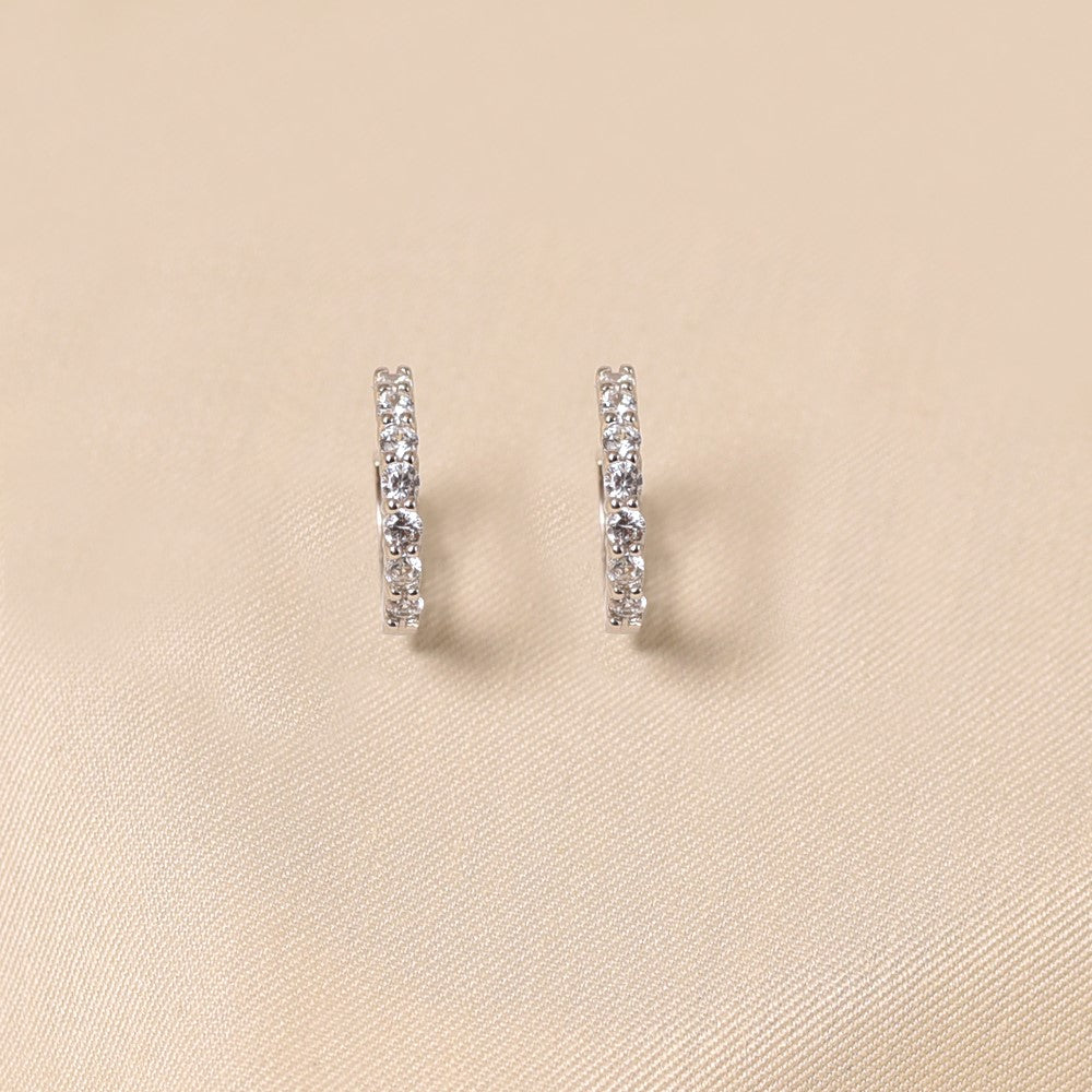 925 Silver Classic Hoop Earrings