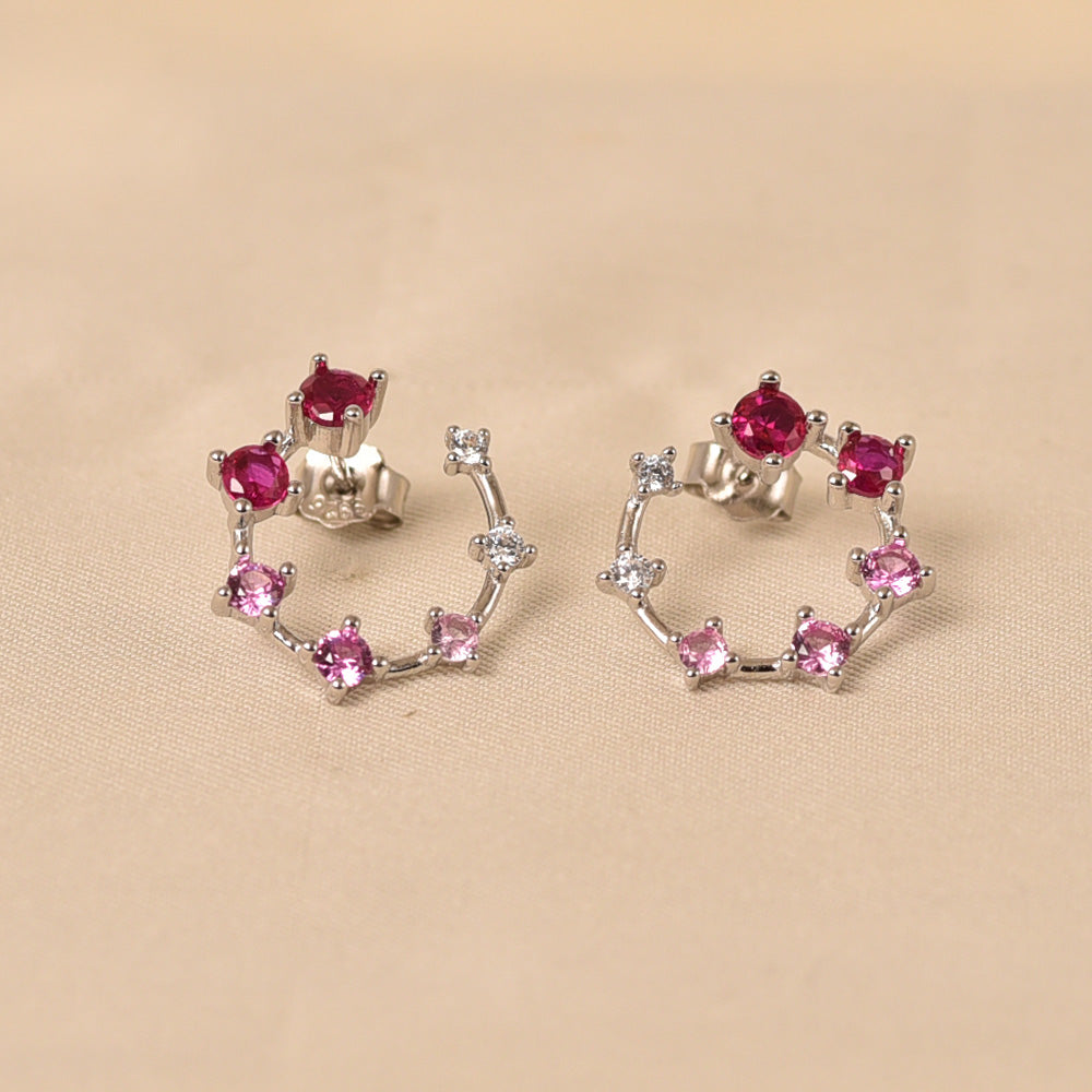 Mini Novak Earrings - Pink