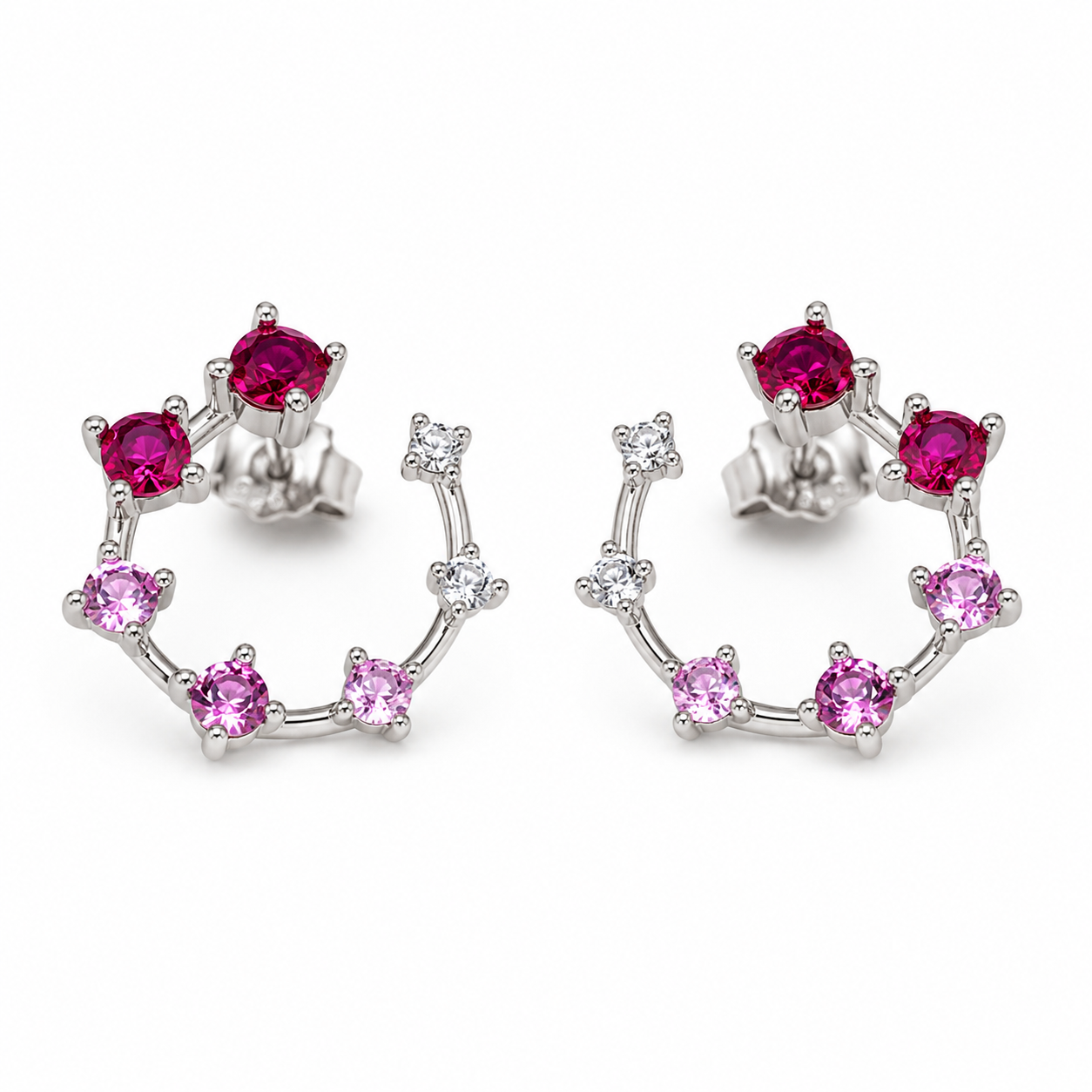 Mini Novak Earrings - Pink