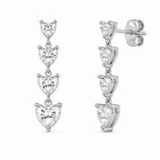 Rainbow Heart Earring
