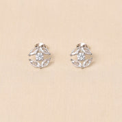 925 Silver Irish Diamond Stud Earring