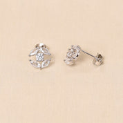 925 Silver Irish Diamond Stud Earring