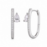 925 Silver Freya Diamond Earrings