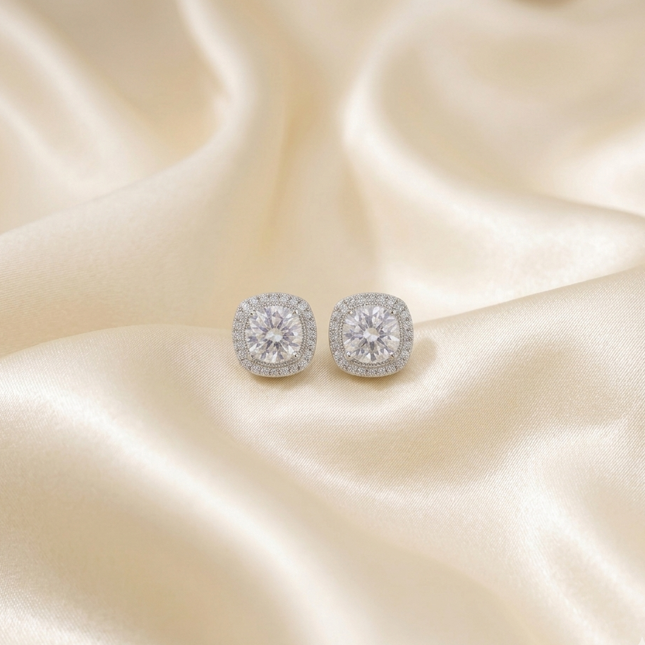 925 Silver Graceful Studs