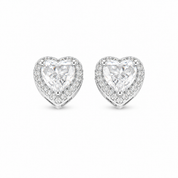 Silberry The Shiny Heart Studs Earring