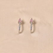 925 Silver Cherry Pink Studs
